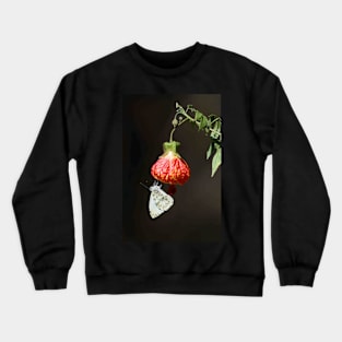 Butterfly gathering on a flower Crewneck Sweatshirt